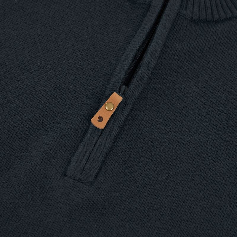 Men's trekking sweatshirt Fjällräven Övik Lite Half Zip dark navy 3