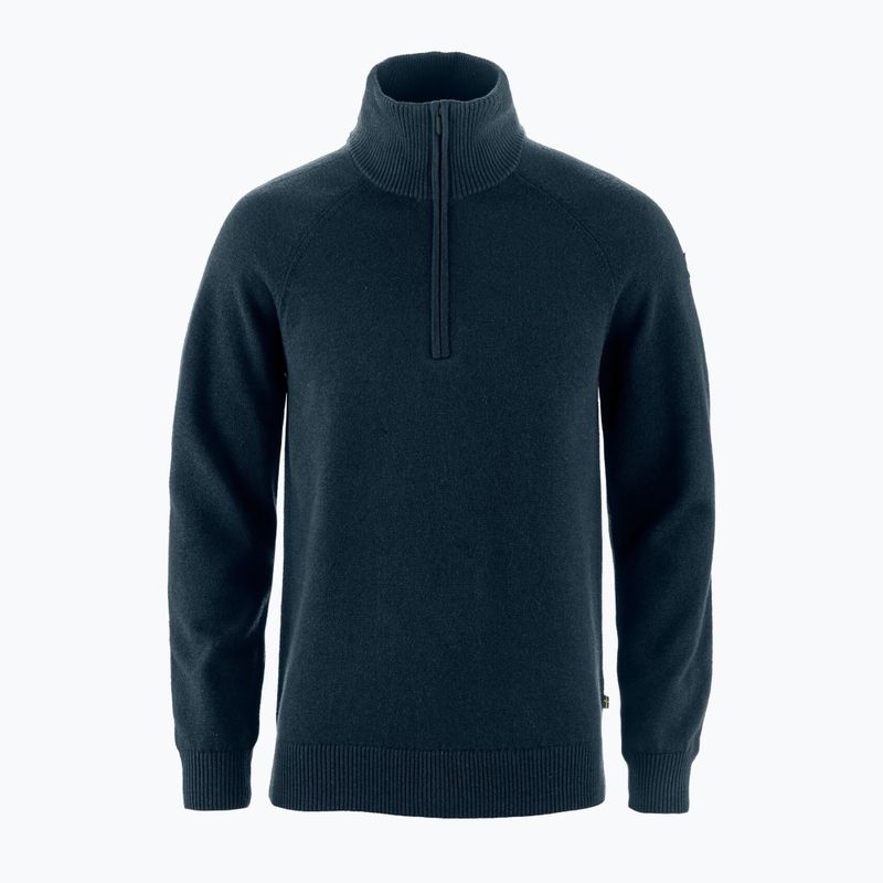Men's trekking sweatshirt Fjällräven Övik Lite Half Zip dark navy 5