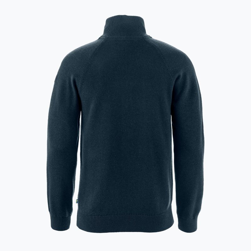 Men's trekking sweatshirt Fjällräven Övik Lite Half Zip dark navy 6
