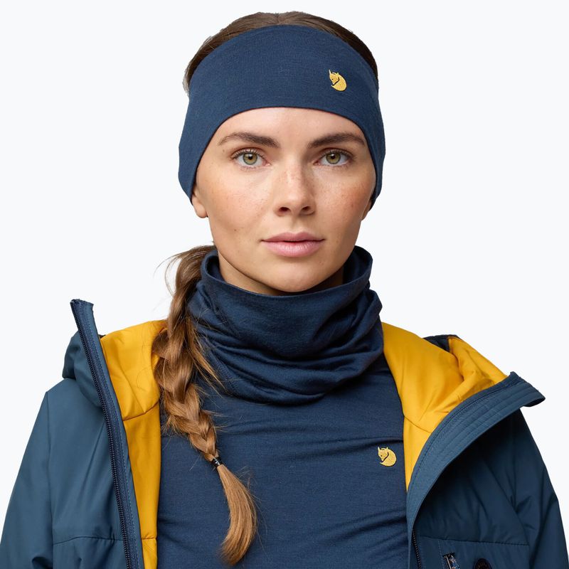 Headband Fjällräven Bergtagen Merino mountain blue 4