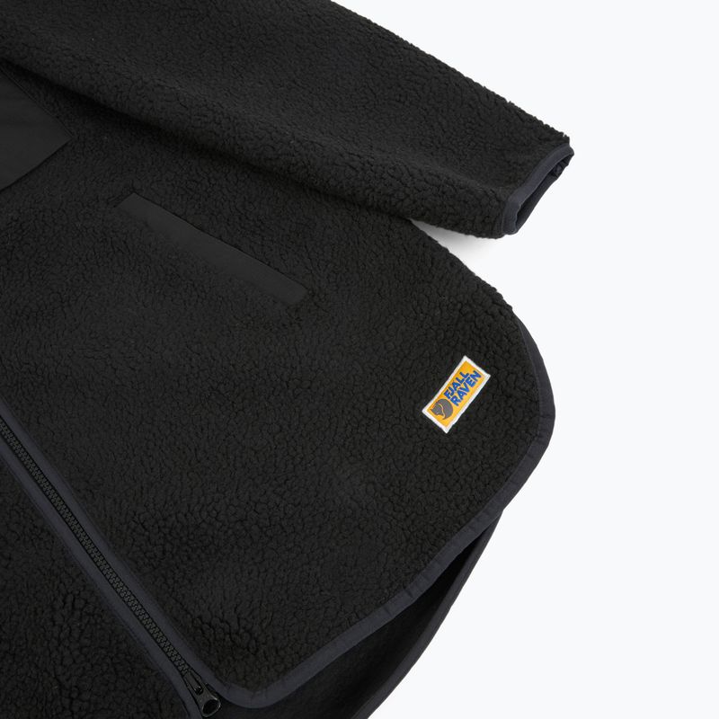 Women's sweatshirt Fjällräven Vardag Pile Fleece Long black 4