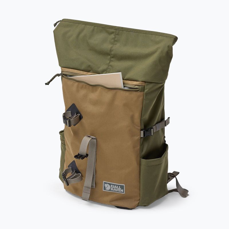 Urban backpack Fjällräven Vardag Foldsack 25 l green/clay 4