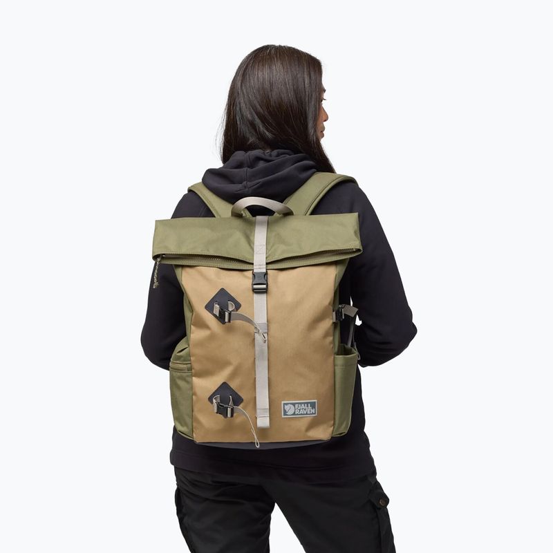 Urban backpack Fjällräven Vardag Foldsack 25 l green/clay 10