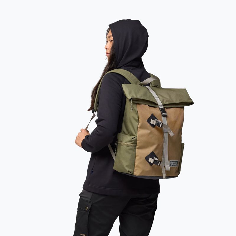 Urban backpack Fjällräven Vardag Foldsack 25 l green/clay 12