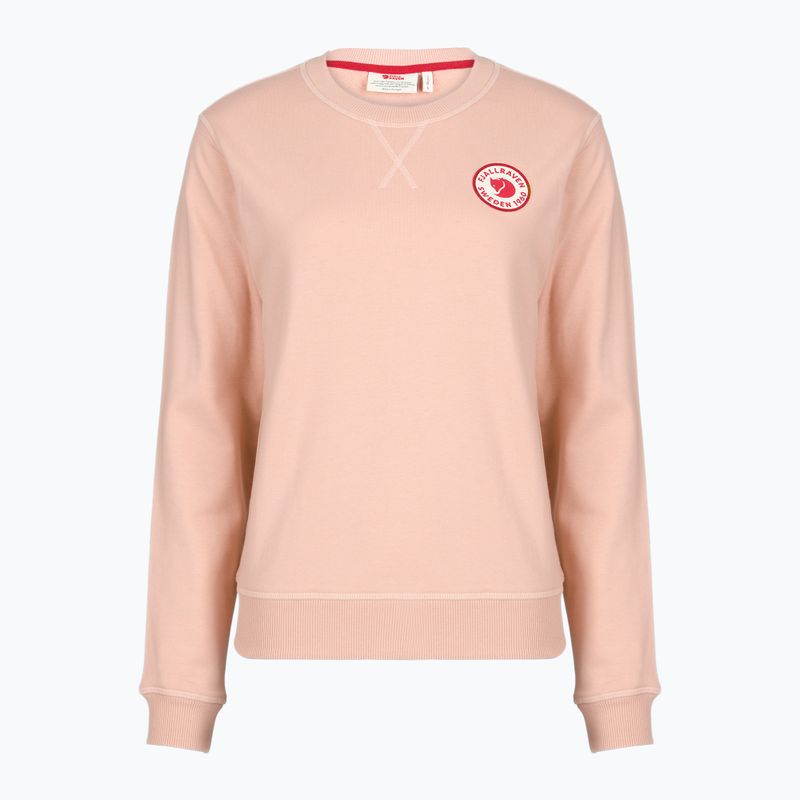 Men's sweatshirt Fjällräven 1960 Logo Badge Sweater chalk rose