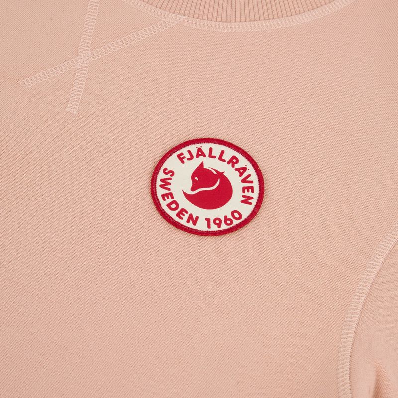 Men's sweatshirt Fjällräven 1960 Logo Badge Sweater chalk rose 3