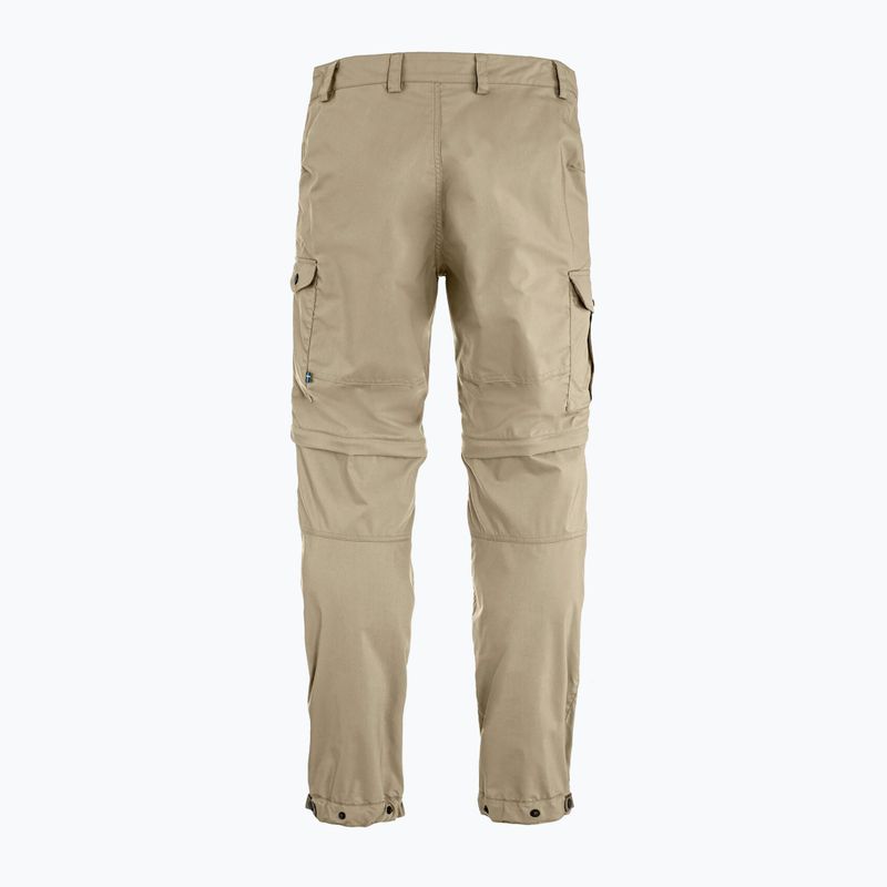 Men's trekking trousers Fjällräven Vidda Pro Lite Zip Off fossil 2