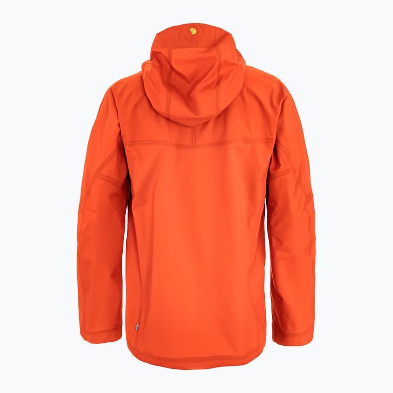 Men's softshell jacket Fjällräven Bergtagen GTX Lite flame orange 4