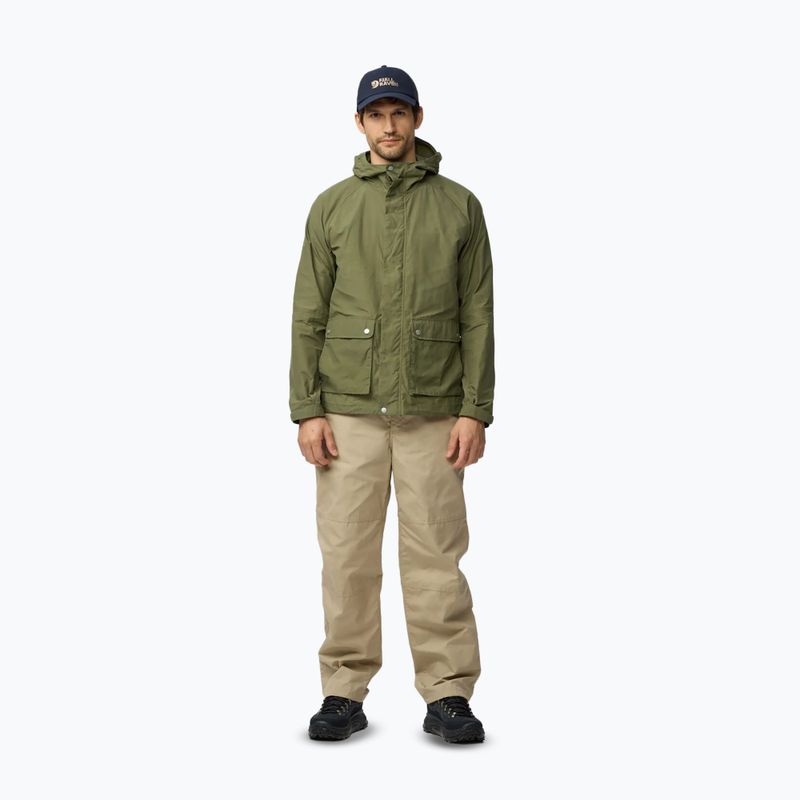 Men's wind jacket Fjällräven Vardag Vindby green 2