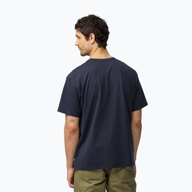 Men's T-shirt Fjällräven Relaxed dark navy 2