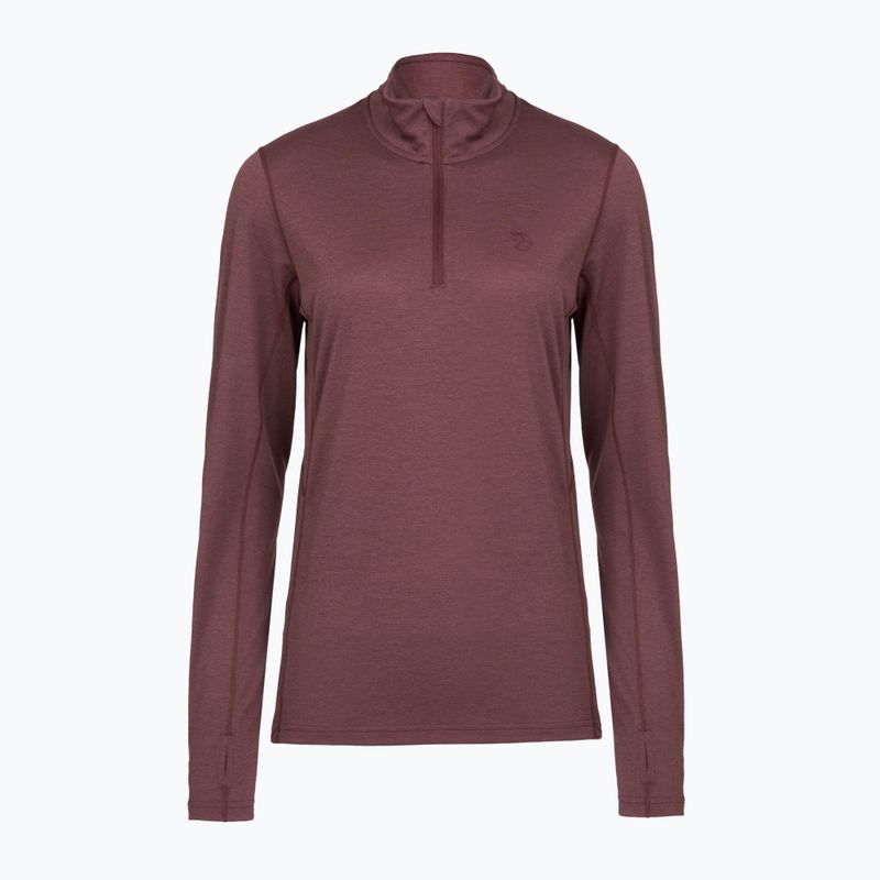 Women's trekking sweatshirt Fjällräven Abisko Day Hike Half Zip port