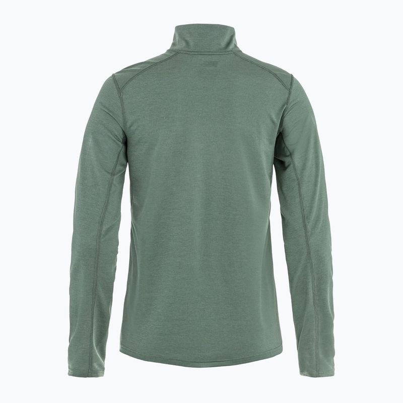 Women's trekking sweatshirt Fjällräven Abisko Day Hike Half Zip patina green 10