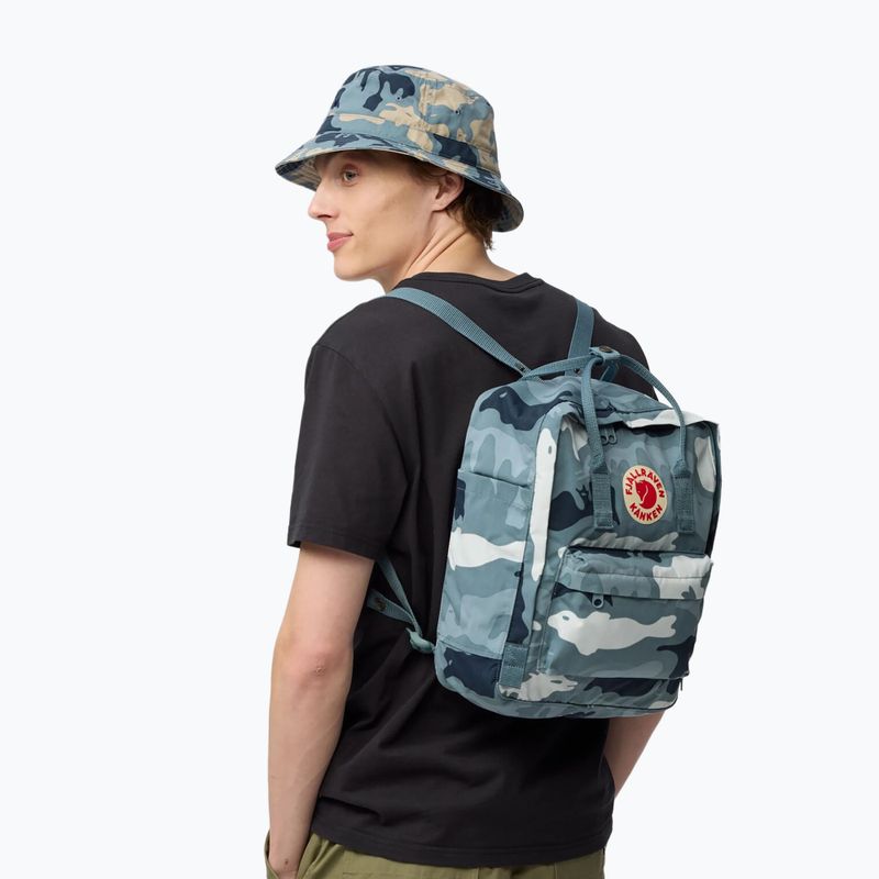 Urban backpack Fjällräven Kanken Graphics 16 l nimbus blue/hidden animals 6