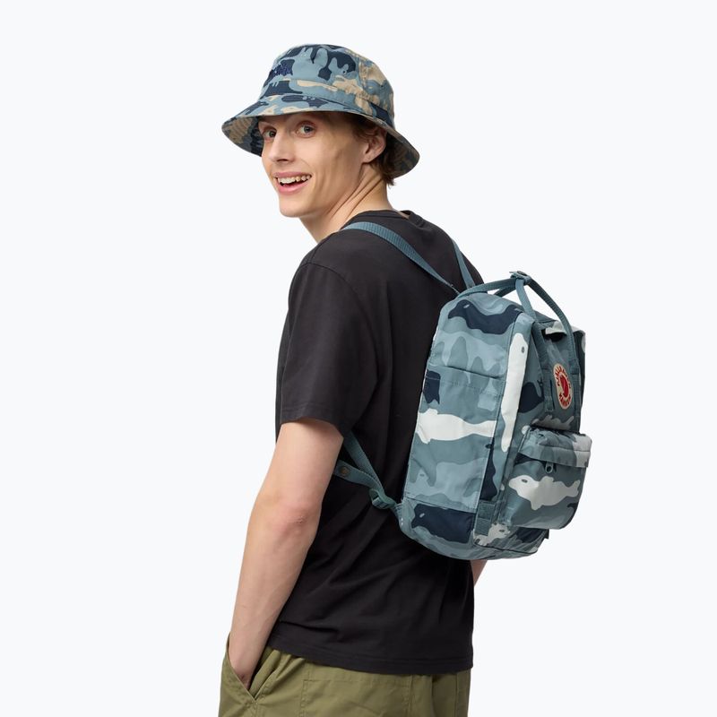 Urban backpack Fjällräven Kanken Graphics 16 l nimbus blue/hidden animals 8