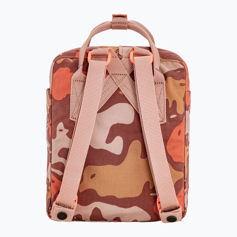 Urban backpack Fjällräven Kanken Graphics Mini 7 l chalkrose/hidden animals 3
