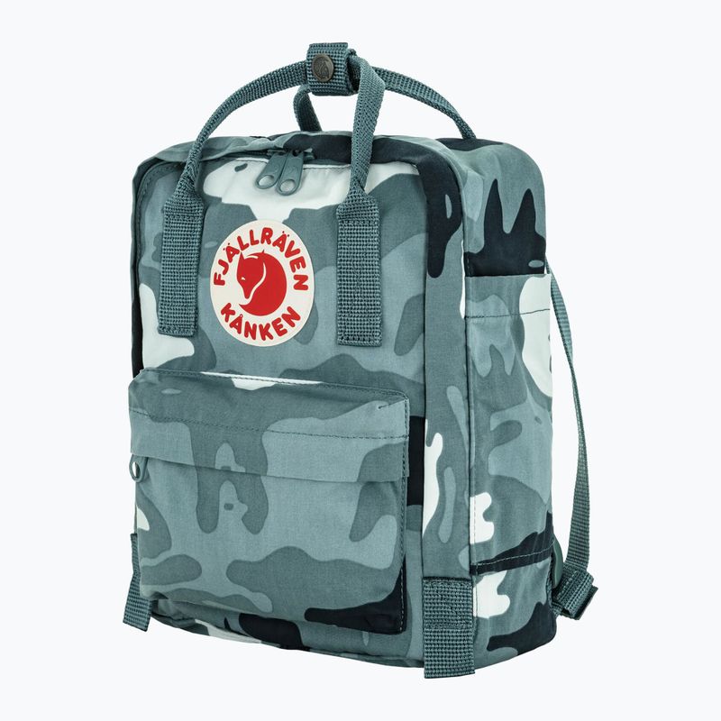 Urban backpack Fjällräven Kanken Graphics Mini 7 l nimbus blue/hidden animals 2