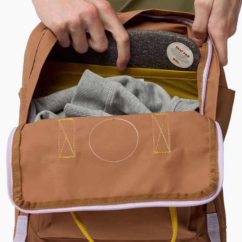 Urban backpack Fjällräven Kånken Concept 16 l khaki dust/kantarell 4
