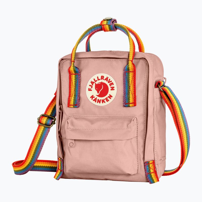Pouch Fjällräven Kanken Rainbow Sling 2,5 l chalk rose/rainbow 2