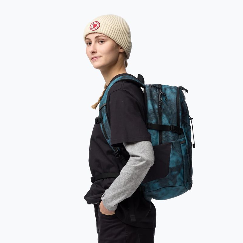 Urban backpack Fjällräven Skule Graphics Sling 28 l teal/shade 5