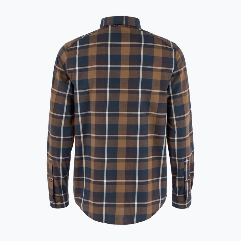 Men's shirt Fjällräven Fjällglim Regular wood brown/black oak 2