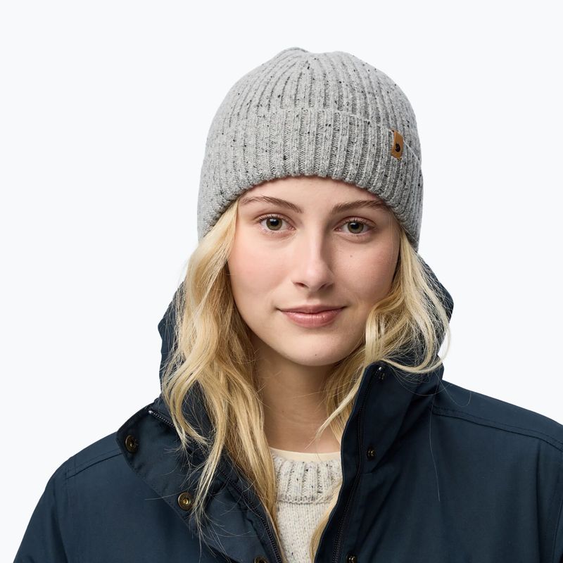 Winter hat Fjällräven Ovik Neps Beanie grey 4
