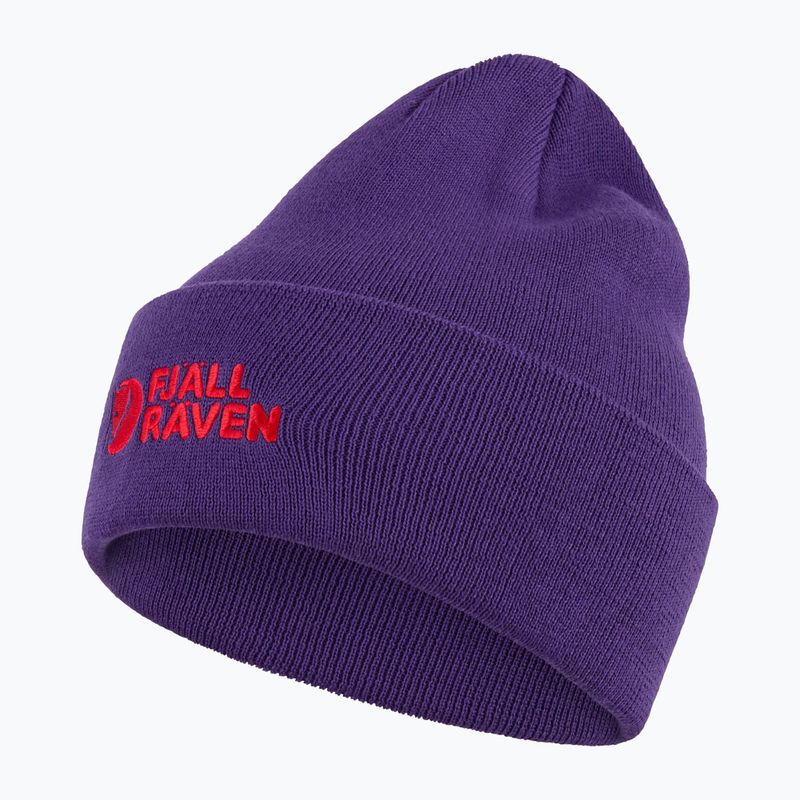 Winter hat Fjällräven Vardag Beanie dark violet 2