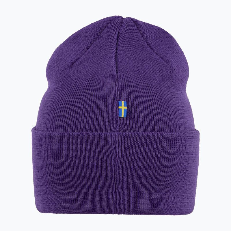 Winter hat Fjällräven Vardag Beanie dark violet 3