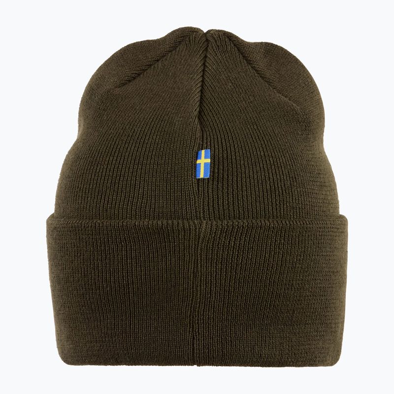 Winter hat Fjällräven Vardag Beanie deep forest 3