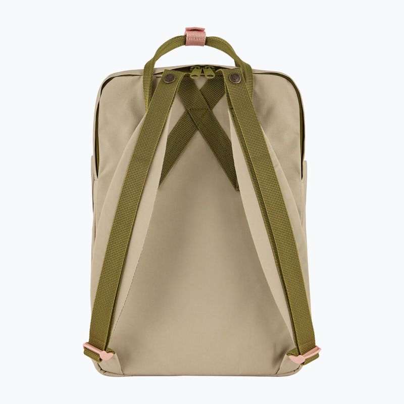 Urban backpack Fjällräven Kanken Koncept Laptop 15" 18 l fossil/foliage green 3