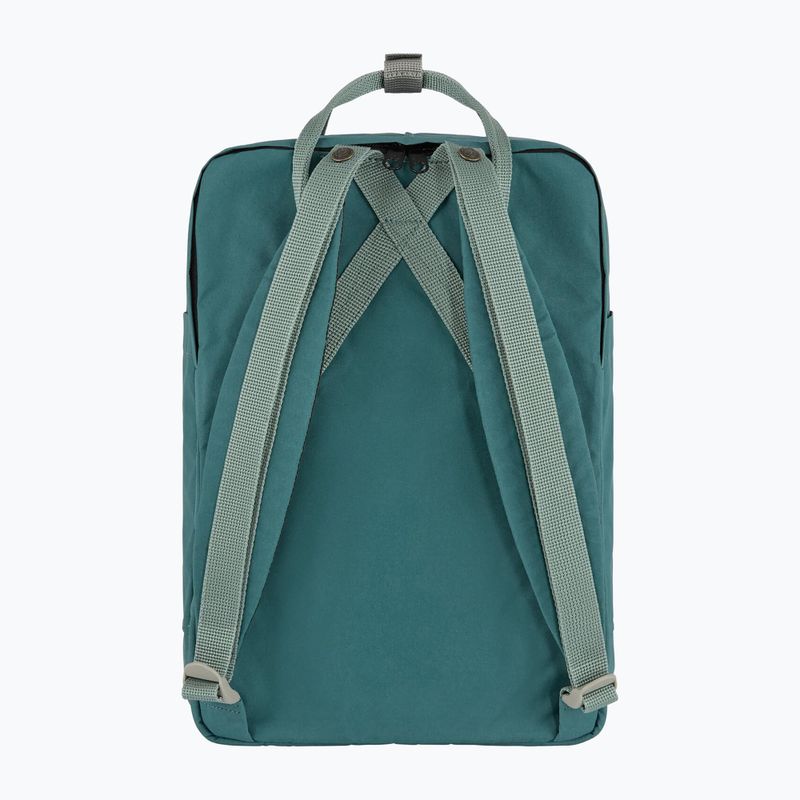 Urban backpack Fjällräven Kanken Koncept Laptop 15" 18 l teal/frost green 3