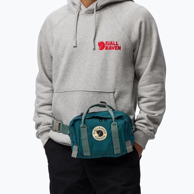 Pouch Fjällräven Kanken Koncept 4 l teal/frost green 4