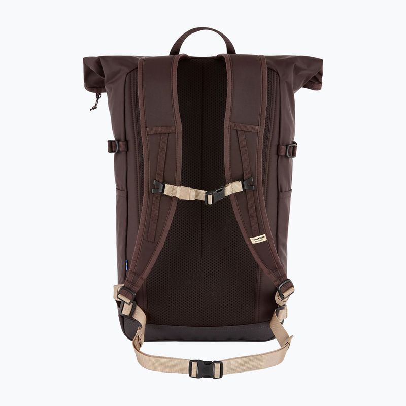 Hiking backpack Fjällräven High Coast Foldsack 24 l black oak 3