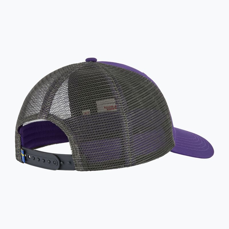 Baseball cap Fjällräven 1960 Logo Langtradarkeps dark violet 2