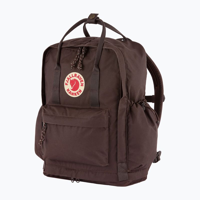 Urban backpack Fjällräven Kånken Outlong 18 l black oak 2