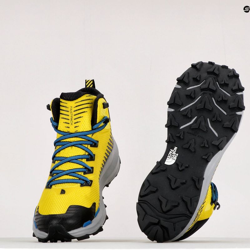 Men's hiking boots The North Face Vectiv Fastpack Mid Futurelight yellow NF0A5JCWY7C1 10