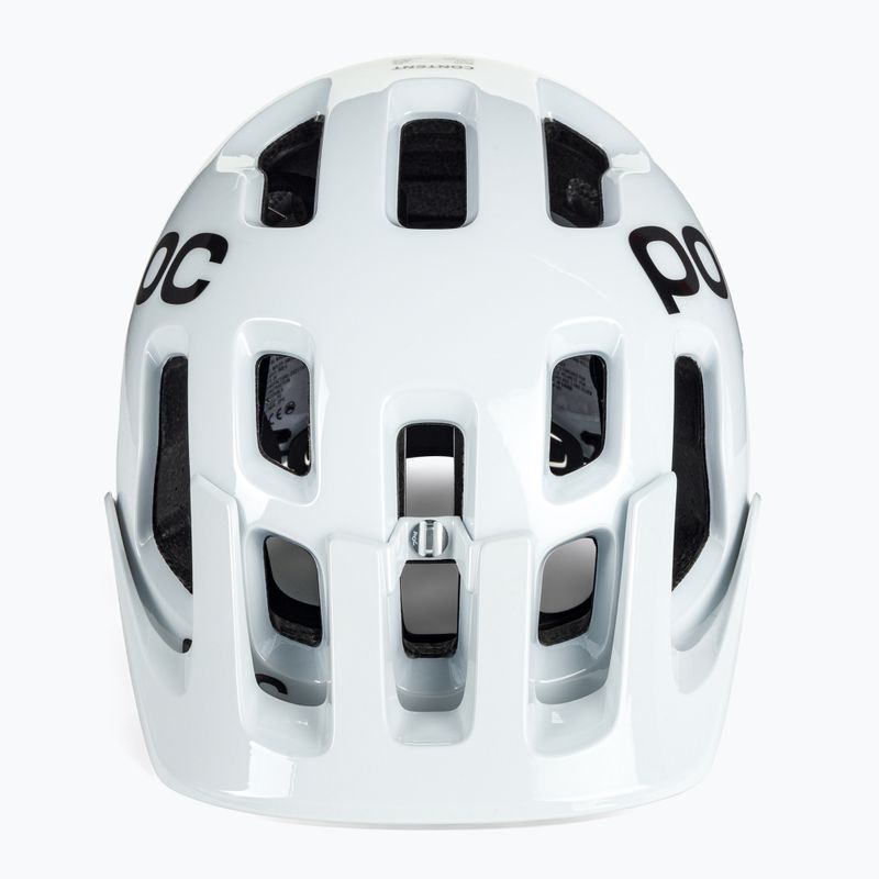 Bicycle helmet POC Tectal Race SPIN hydrogen white/uranium black 2