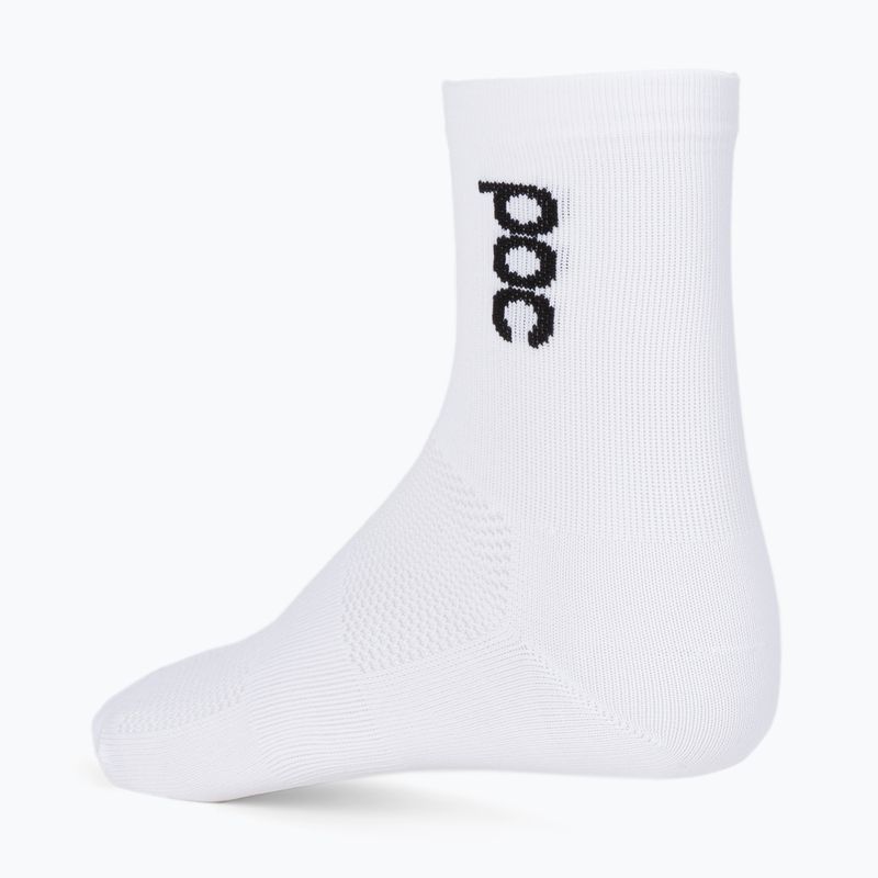 Cycling socks POC Essential Road Short hydrogen white 2