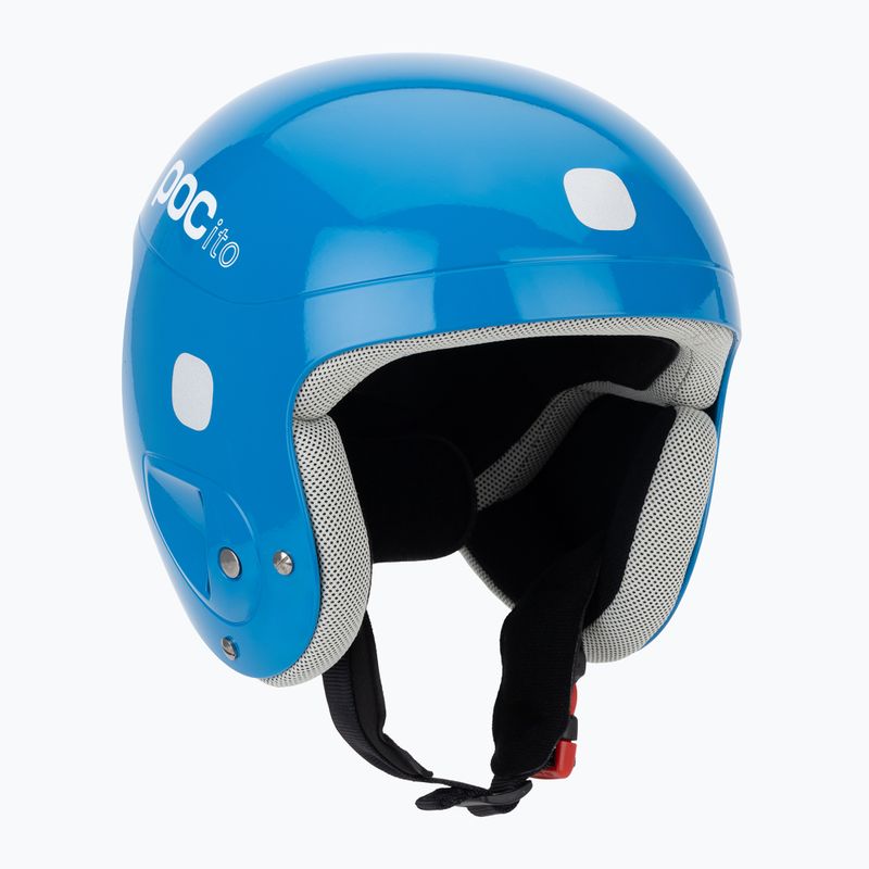 Children's ski helmet POC POCito Skull fluorescent blue