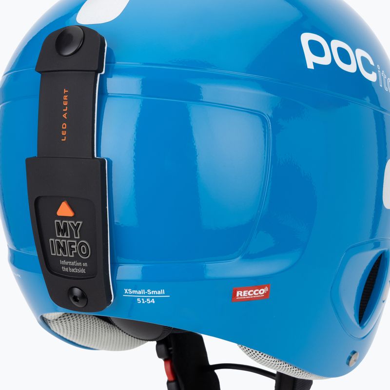 Children's ski helmet POC POCito Skull fluorescent blue 9