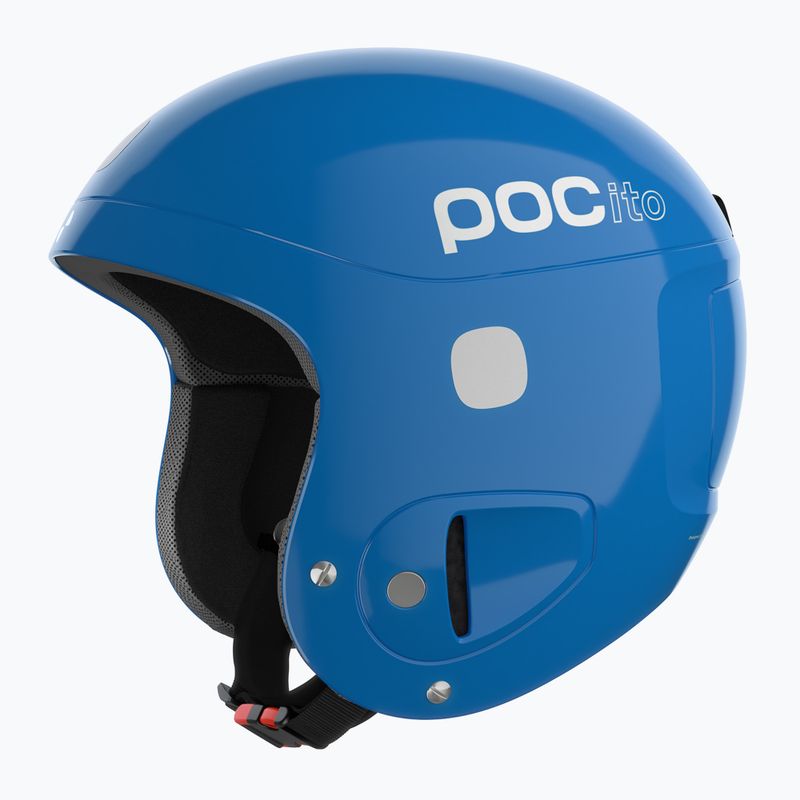 Children's ski helmet POC POCito Skull fluorescent blue