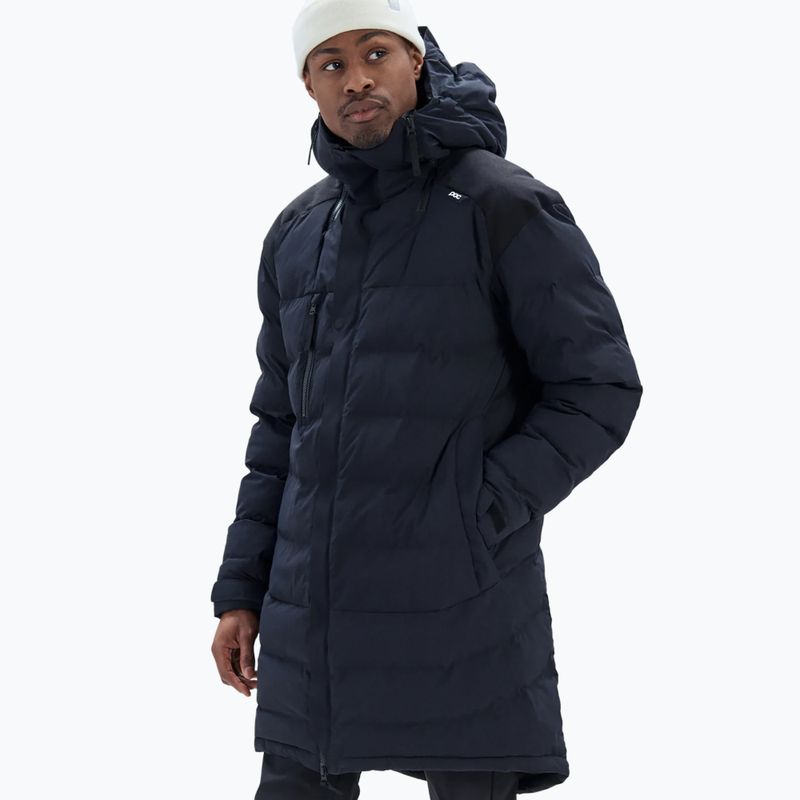 Men's down jacket POC Loft Parka uranium black