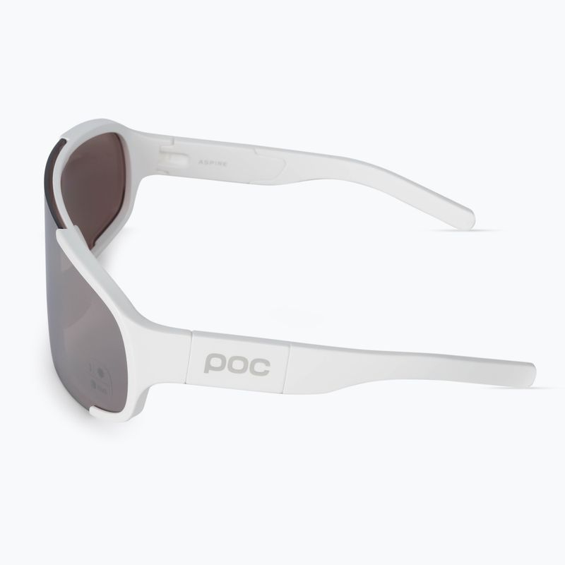 Bicycle goggles POC Aspire hydrogen white/clarity road silver 4