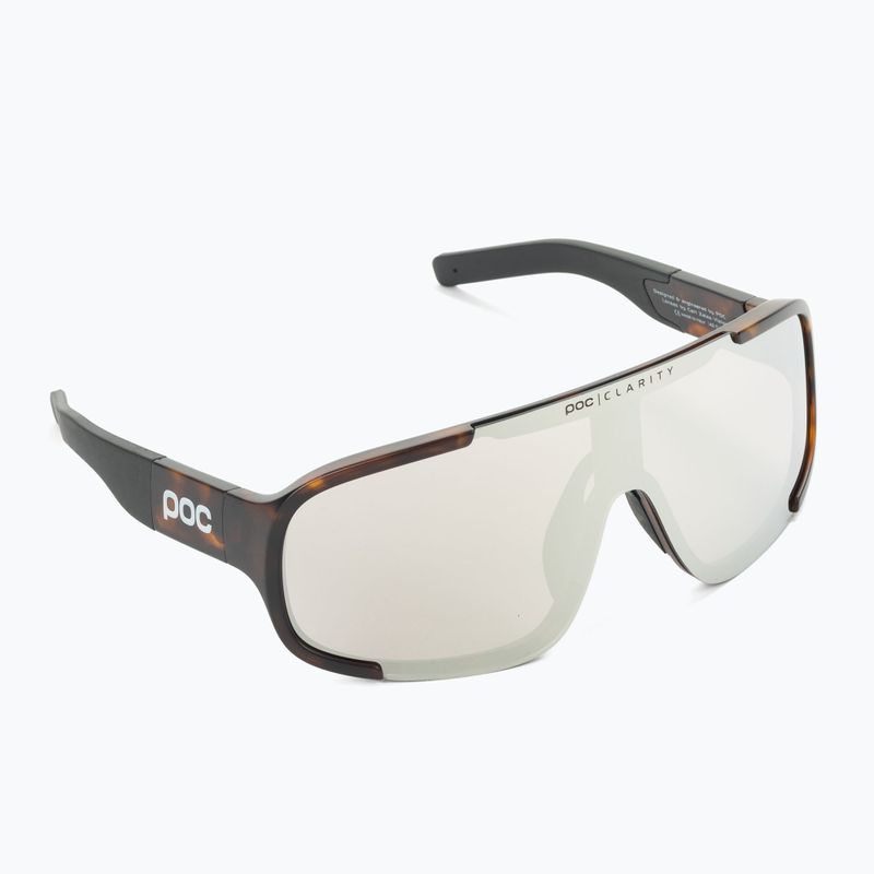 Bicycle goggles POC Aspire tortoise brown/violet/silver mirror