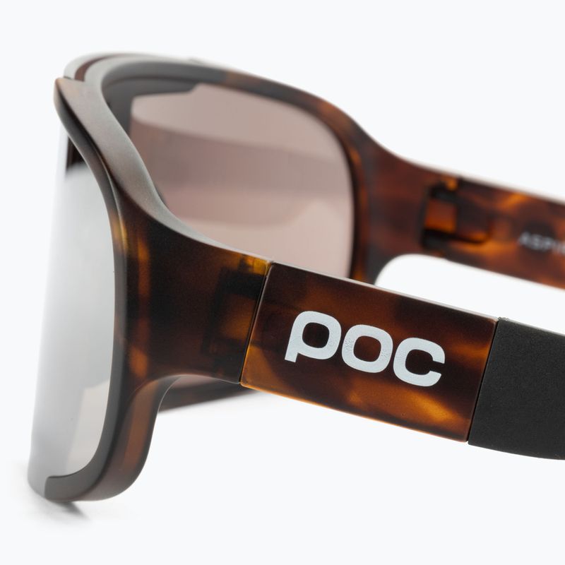 Bicycle goggles POC Aspire tortoise brown/violet/silver mirror 4