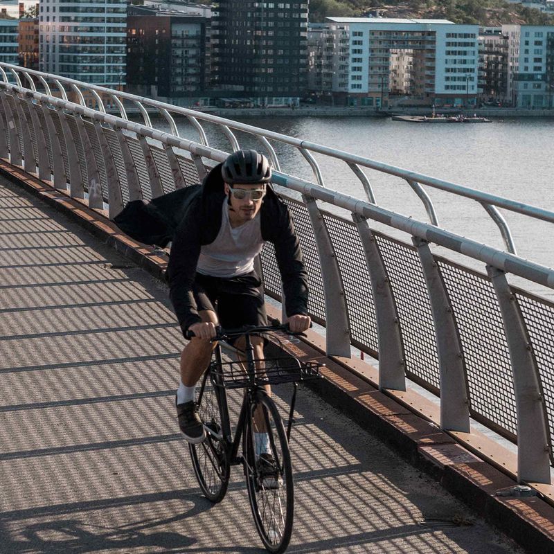 Men's cycling jacket POC Transcend uranium black 3