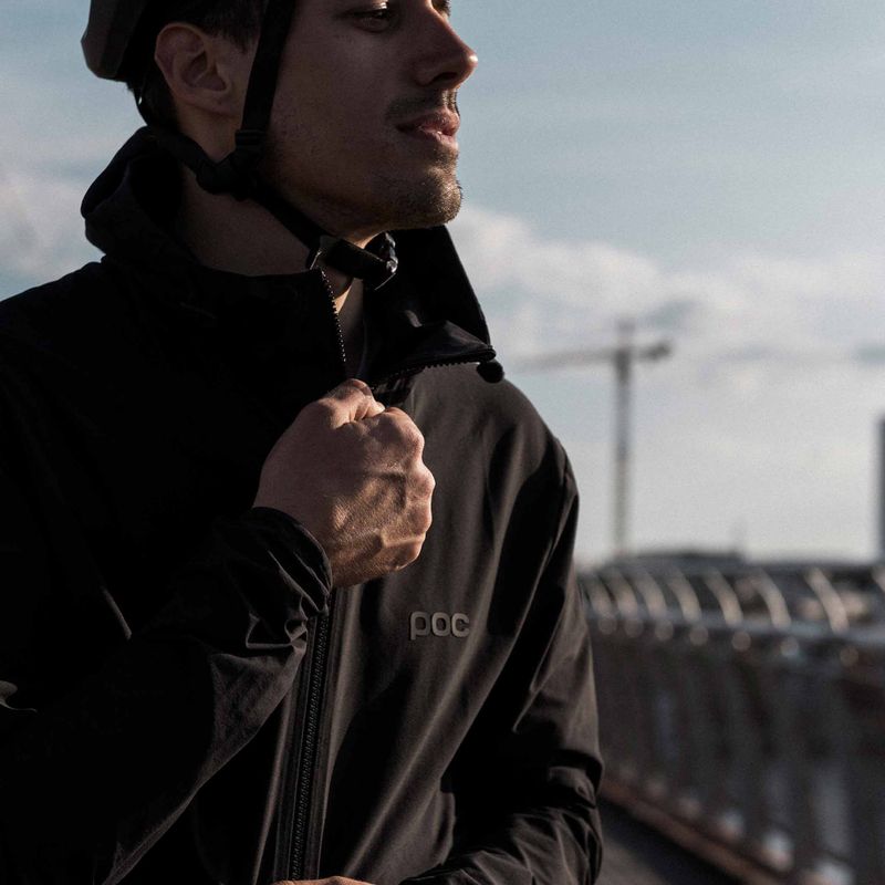 Men's cycling jacket POC Transcend uranium black 4