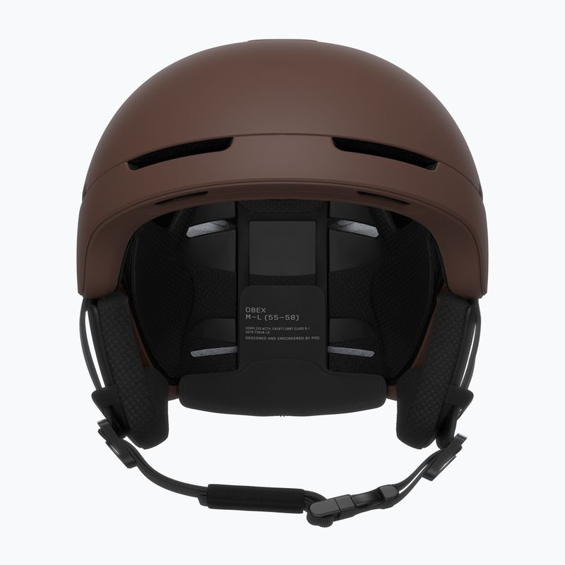 Ski helmet POC Obex MIPS bronzite brown matt 3