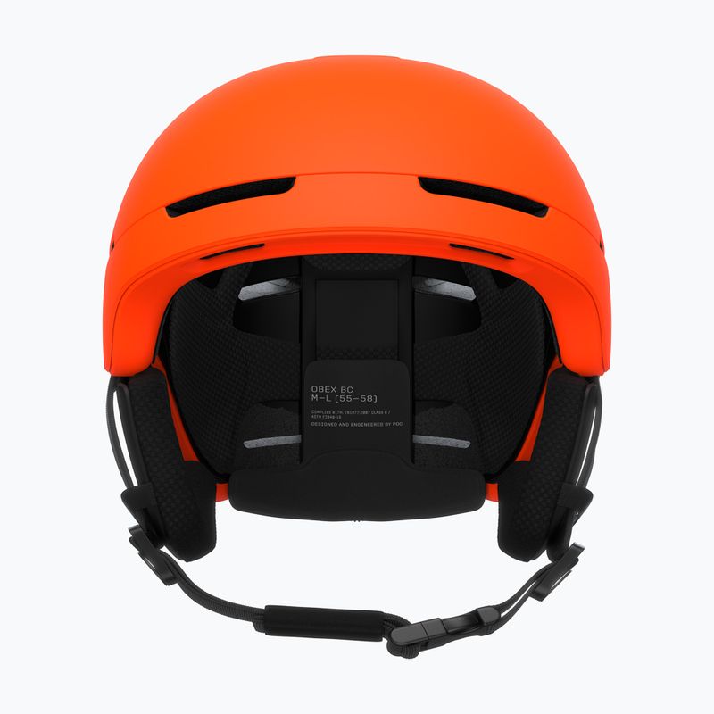 Ski helmet POC Obex BC MIPS fluorescent orange matt 3
