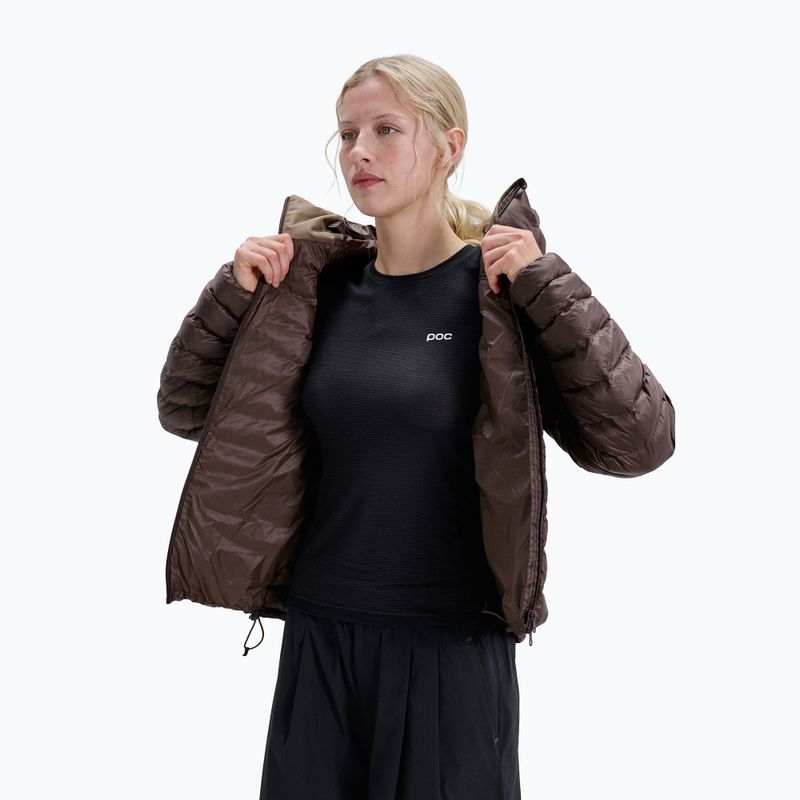 Women's insulated jacket POC Coalesce Jacket bronzite brown 4