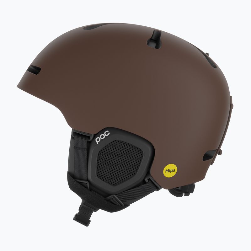 Ski helmet POC Fornix MIPS bronzite brown matt 2